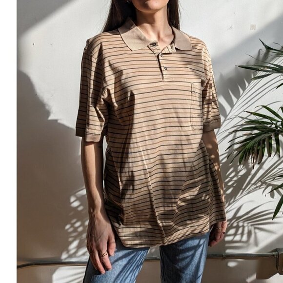 YSL vintage collared polo 100% cotton